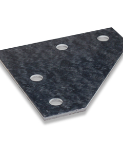 Gusset plate for frame of central adjustment NAT-R